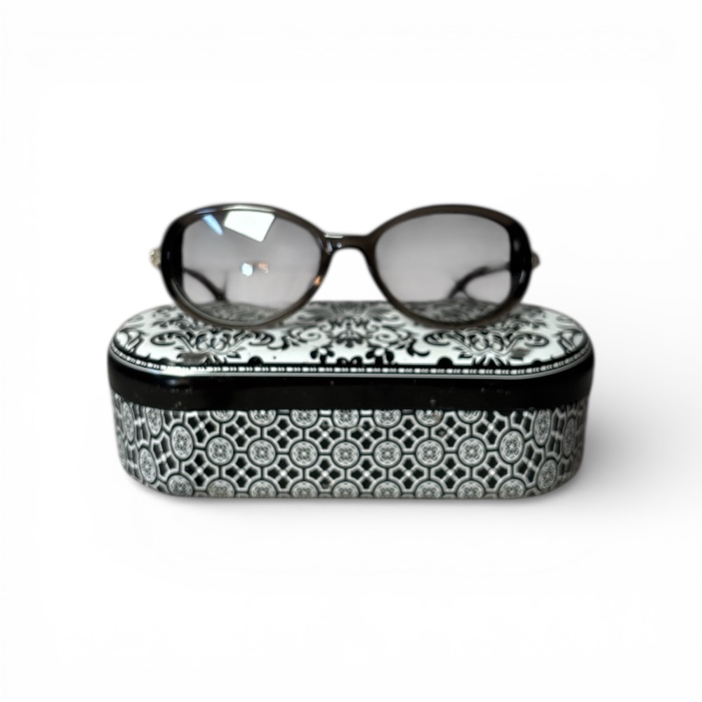 Brighton Steel Gray Sunglasses with Patterned Case